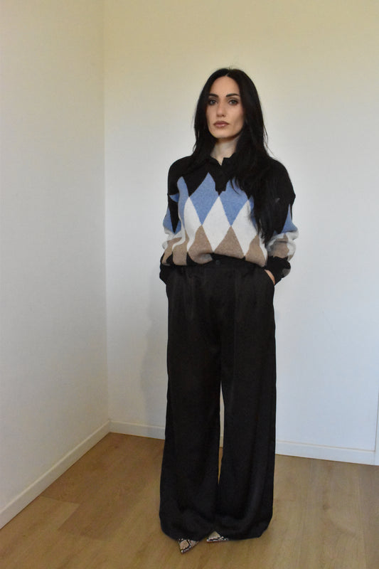 MAGLIONE CLASSY MARRONE