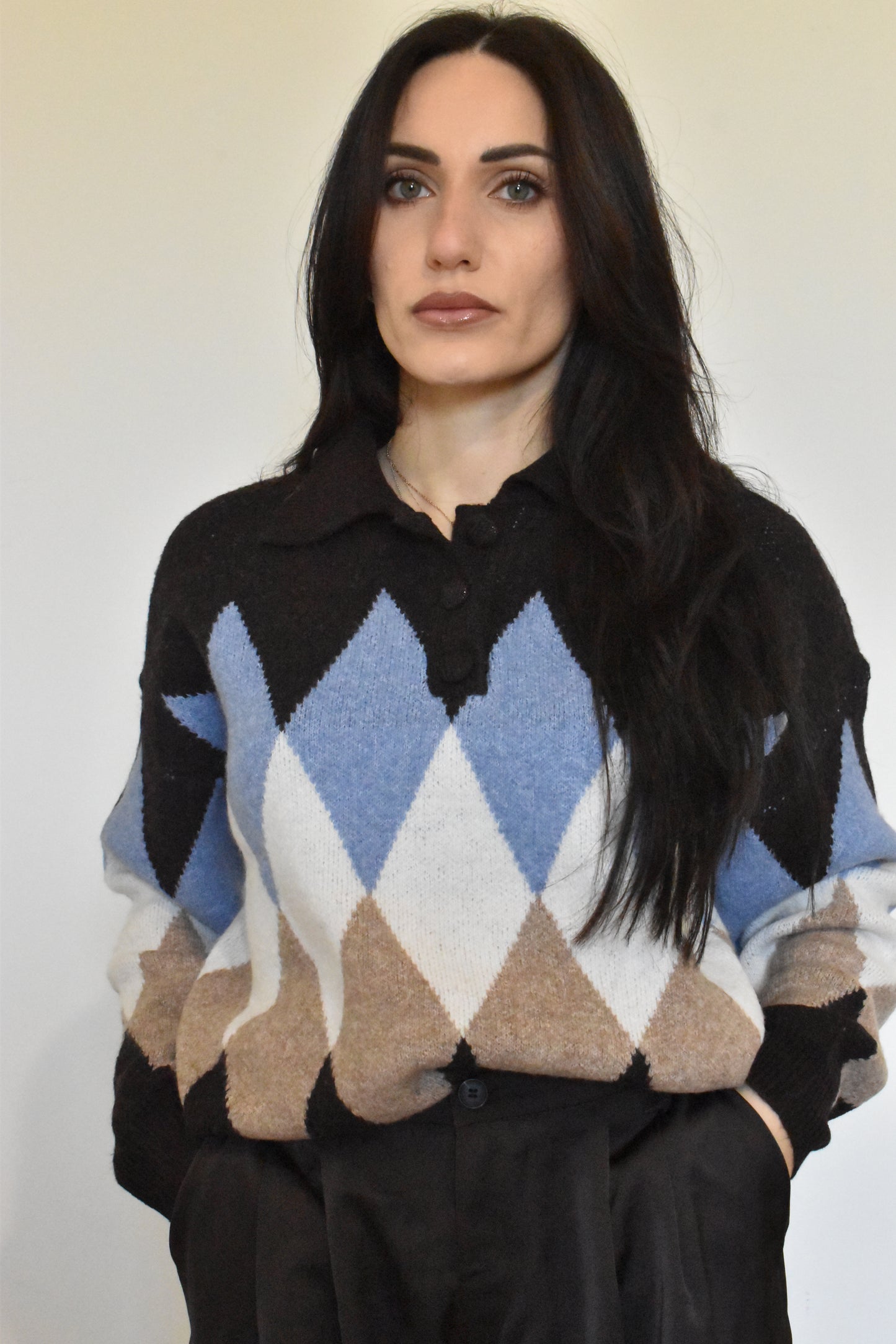 MAGLIONE CLASSY MARRONE