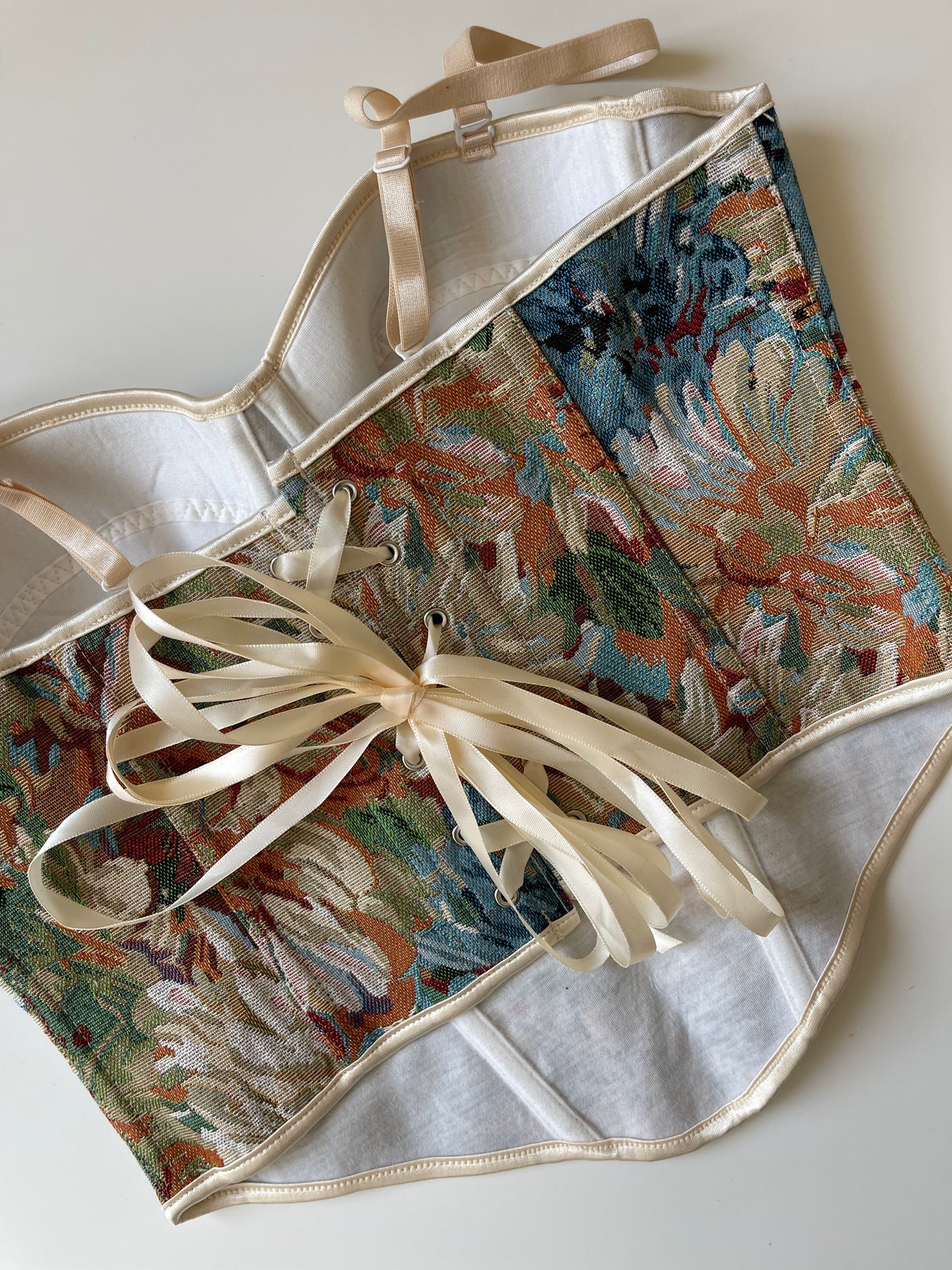 BUSTIER IN JACQUARD