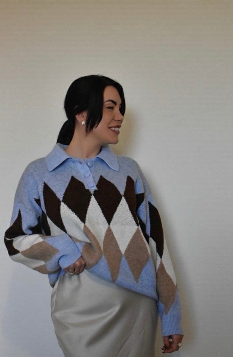 MAGLIONE CLASSY AZZURRO