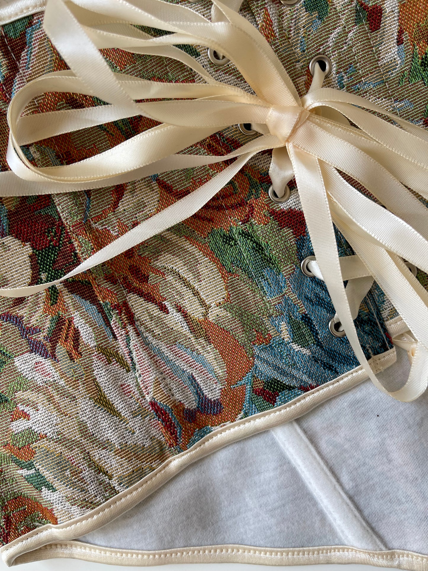 BUSTIER IN JACQUARD