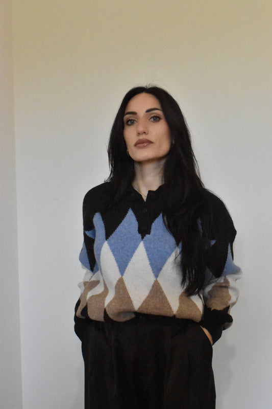 MAGLIONE CLASSY MARRONE