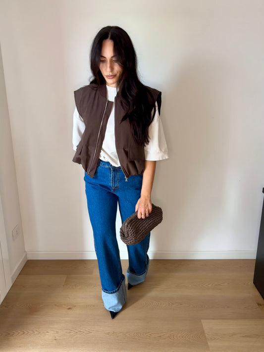 Gilet CIOCCOLATO LUMINA